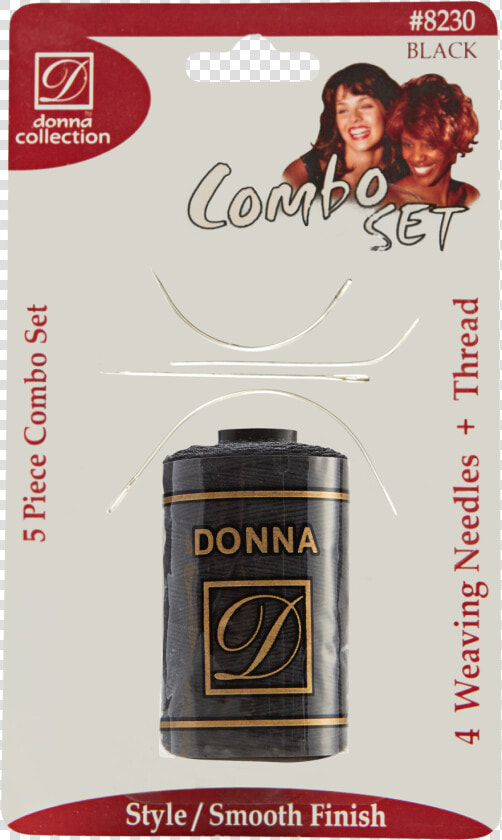 Donna Collection Black Weaving Thread  amp  Needle  HD Png DownloadTransparent PNG