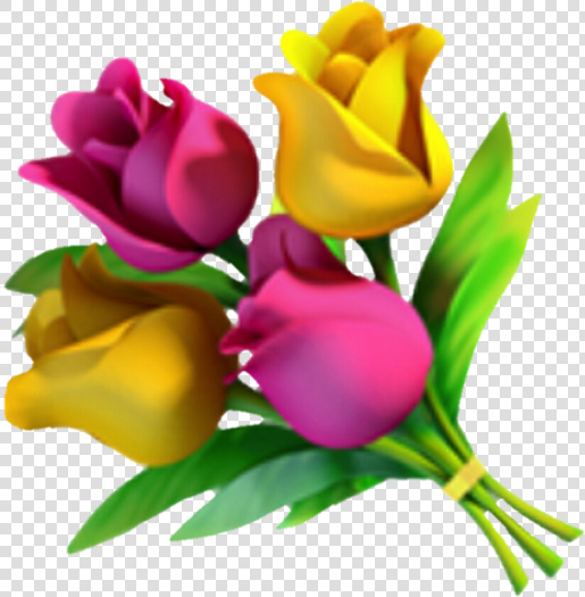 Transparent Flower Emoji Png   Flower Bouquet Emoji Png  Png DownloadTransparent PNG