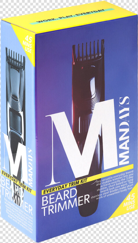 Box Beard Trans   Mandays Hair Clipper  HD Png DownloadTransparent PNG