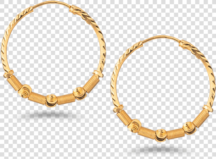 22ct Gold Hoop Earring   Png Download   Bracelet  Transparent PngTransparent PNG