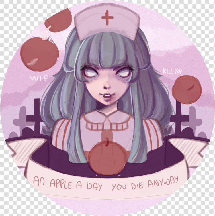 Wip Doodle Gurokawa Zombie Girl My Art Old Art   Cartoon  HD Png DownloadTransparent PNG