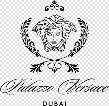 Palazzo Versace Logo Black   Palazzo Versace Gold Coast Logo  HD Png DownloadTransparent PNG