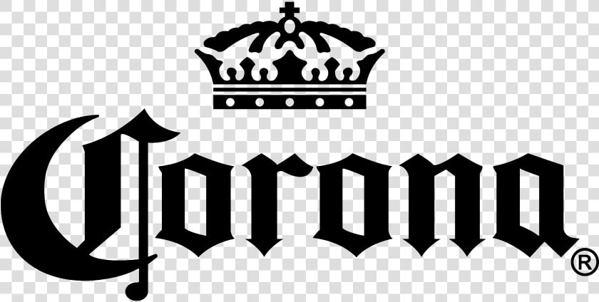Corona Logo Zwart wit Png  Transparent PngTransparent PNG