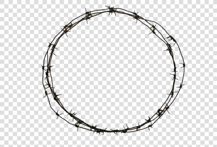 Aluminum Wires Png Free Pic   Barbed Wire Circle Clipart  Transparent PngTransparent PNG