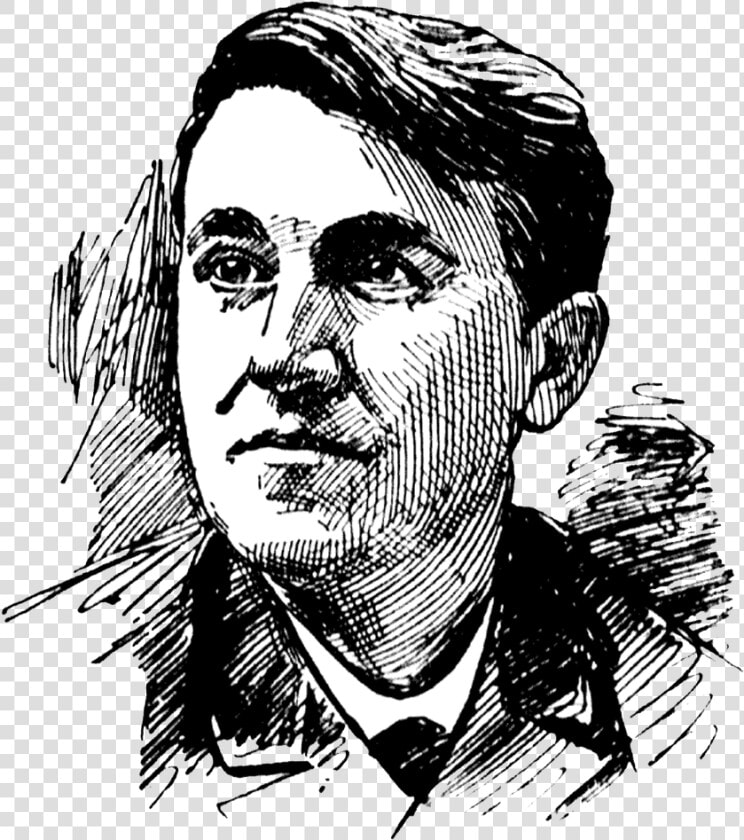 Didn T Smile Often   Thomas Alva Edison  HD Png DownloadTransparent PNG