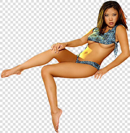 Hot Women Png   Woman In Bikini Sitting Png  Transparent PngTransparent PNG