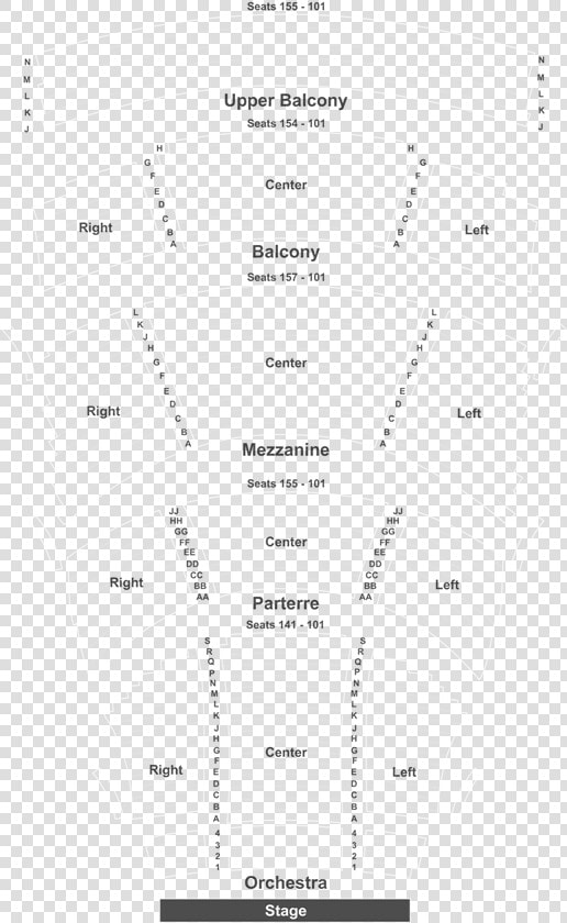 Long Center Seating Chart Zone 13 Austin Tx  HD Png DownloadTransparent PNG