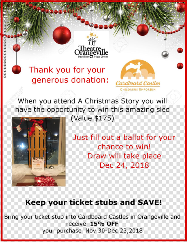 Thank You To Cardboard Castles Childrens S Emporium   Christmas Tree  HD Png DownloadTransparent PNG