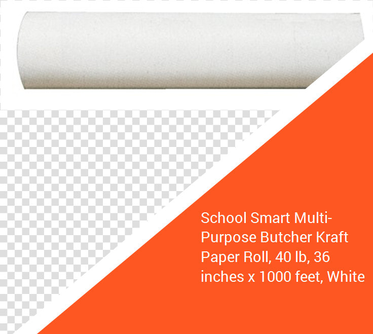 School Smart Multi purpose Butcher Kraft Paper Roll    Coquelicot  HD Png DownloadTransparent PNG
