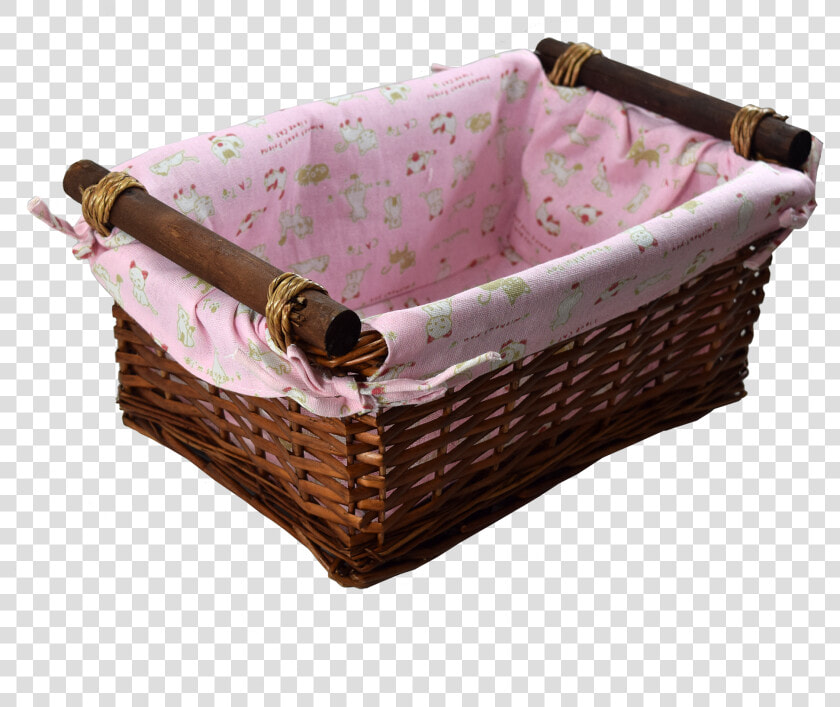 Baby Girl Wicker Basket   Wicker  HD Png DownloadTransparent PNG