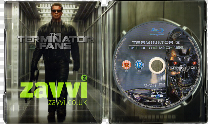 Zavvi Inside Terminator 3 Blu ray Steelbook  HD Png DownloadTransparent PNG
