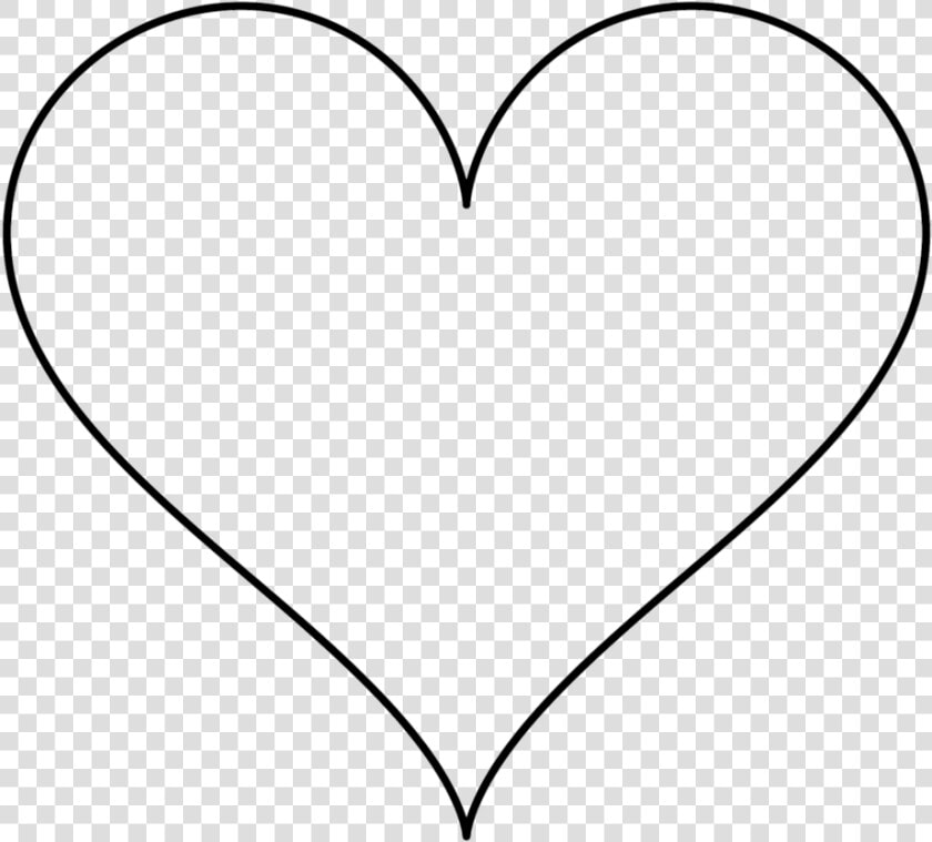 Heart Line Art Png   Easy Love Heart Drawings  Transparent PngTransparent PNG