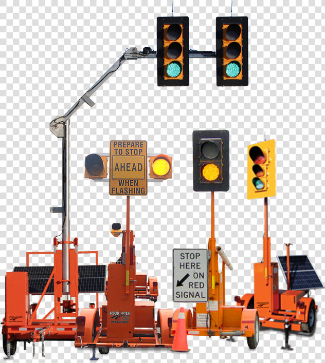 Portable Traffic Lights   Portable Traffic Signal  HD Png DownloadTransparent PNG