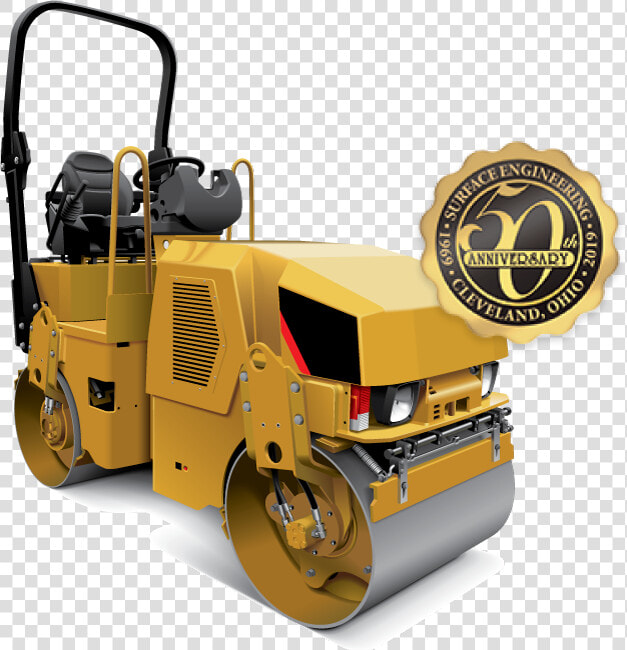 Image Of Compactor Machine With Yellow Color In The  HD Png DownloadTransparent PNG