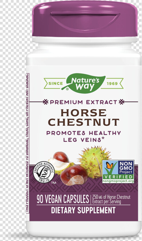 Nature  39 s Way Horse Chestnut Standardized Extract Label  HD Png DownloadTransparent PNG