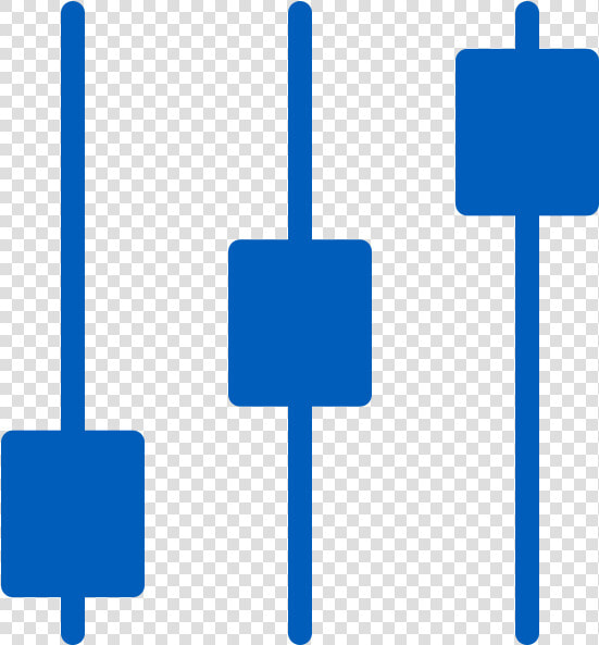 Blue Controls Icon To Show How You Can Set Custom Lengths   Icon  HD Png DownloadTransparent PNG