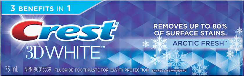 Crest 3d White Arctic Fresh Toothpaste  HD Png DownloadTransparent PNG