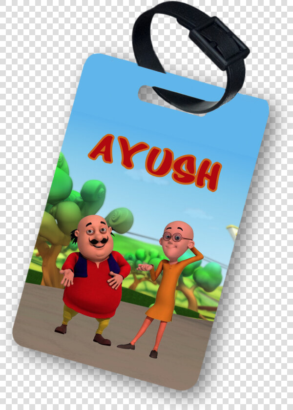 Funcart Motu Patlu Theme Luggage Tag Title Funcart   Unicorn Theme Tag For Birthday  HD Png DownloadTransparent PNG
