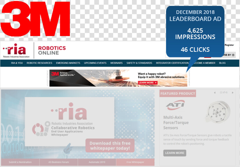 3m December 2018 Leaderboard Ad   Online Advertising  HD Png DownloadTransparent PNG