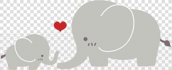 Family Today S Parent Clip Art   Mom And Baby Elephant Clipart  HD Png DownloadTransparent PNG