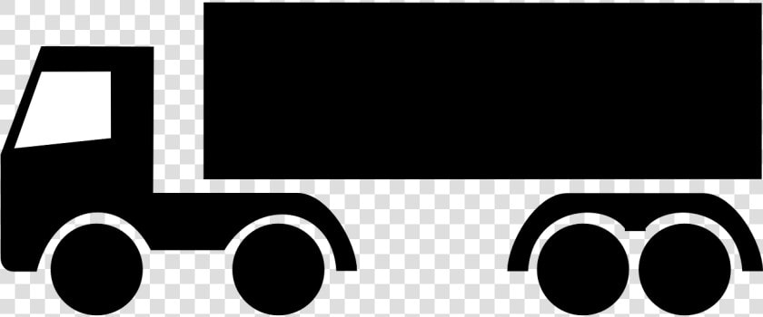 Silueta Camion De Carga  HD Png DownloadTransparent PNG