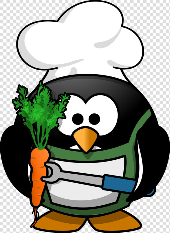 Penguin Chef   Penguin Grilling  HD Png DownloadTransparent PNG