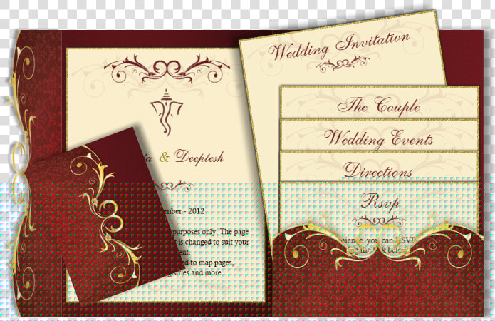 Clip Art Email Card Pocket Fold   Hindu Wedding Cards Designs  HD Png DownloadTransparent PNG