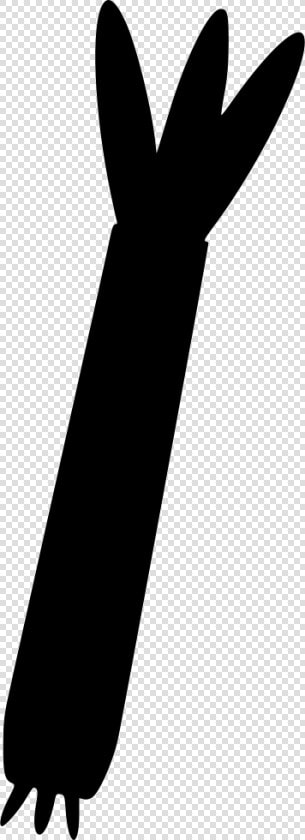 Hare Silhouette Black White Clip Art   Parallel  HD Png DownloadTransparent PNG