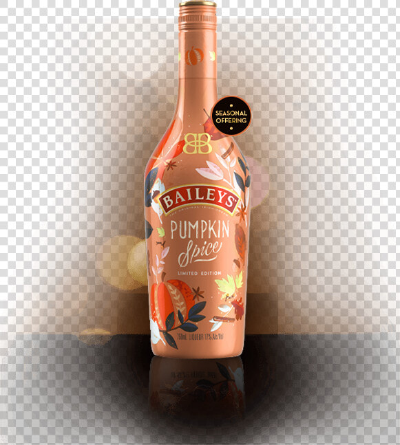 Baileys Pumpkin Spice Bottle   Bailey Pumpkin Spice Latte  HD Png DownloadTransparent PNG