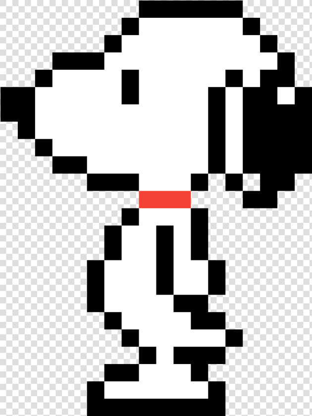 Transparent Spirited Away Png   Snoopy Pixel Art  Png DownloadTransparent PNG
