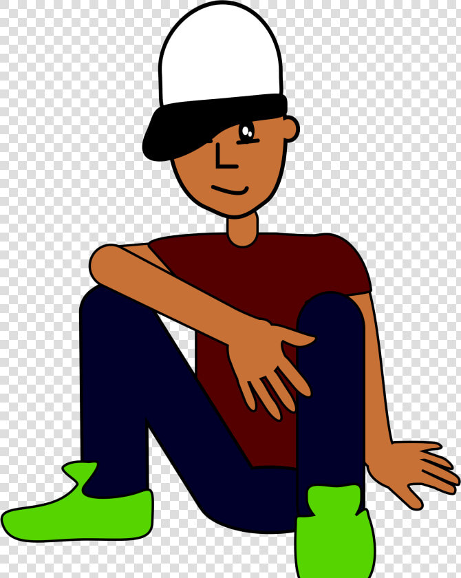Computer Icons Adolescence Download Microsoft Word   Teen Cartoon Sitting Transparent  HD Png DownloadTransparent PNG