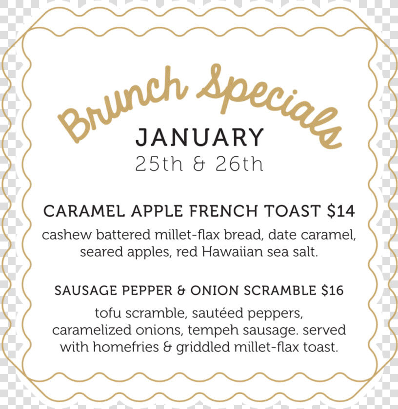 Brunch Specials 0125  HD Png DownloadTransparent PNG