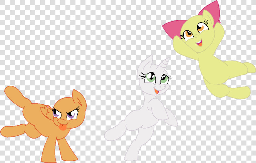 Fillies Base By Casey The Unicorn d635adh   Cartoon  HD Png DownloadTransparent PNG