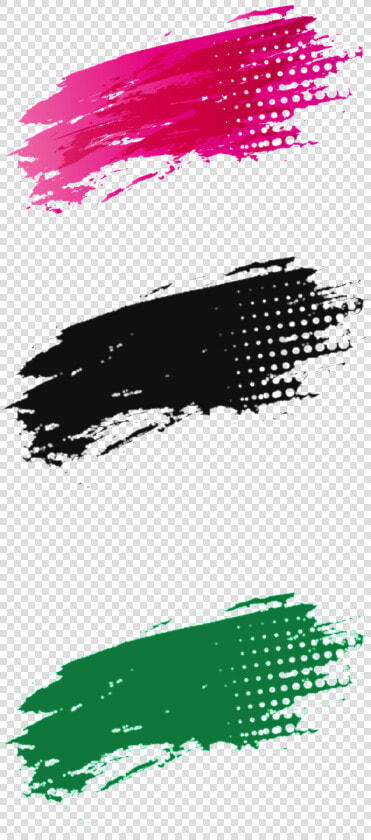 Tri Color Ink Stains Graffiti   Brush Stroke Creative  HD Png DownloadTransparent PNG