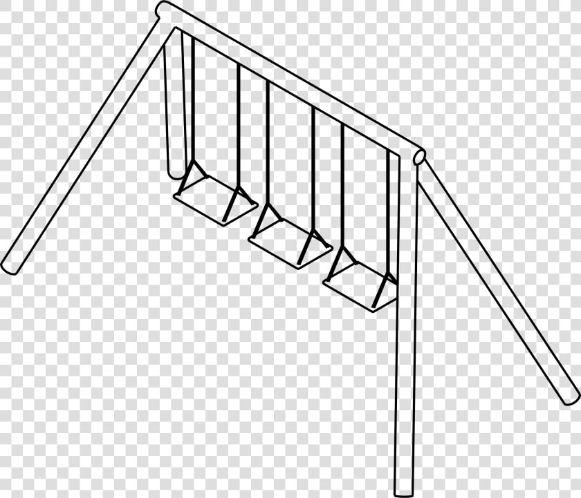 Swings Png Black And White   Swings Black And White  Transparent PngTransparent PNG