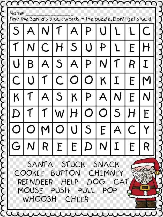 Christmas Word Search Grade 1  HD Png DownloadTransparent PNG