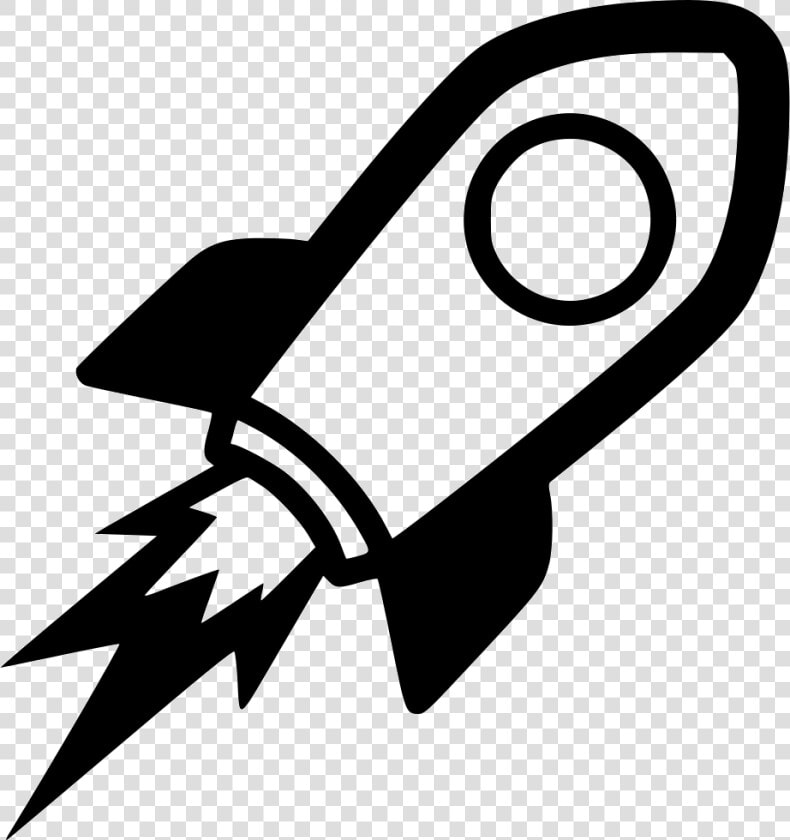 Transparent Rocket Clip Art   Rocket Black And White Icon  HD Png DownloadTransparent PNG