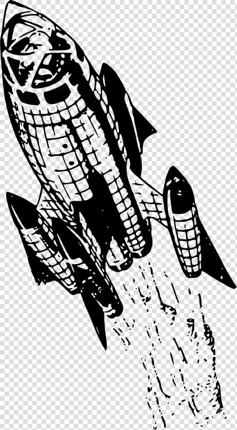 Retro Rocket   50  39 s Retro Rocket Clipart  HD Png DownloadTransparent PNG