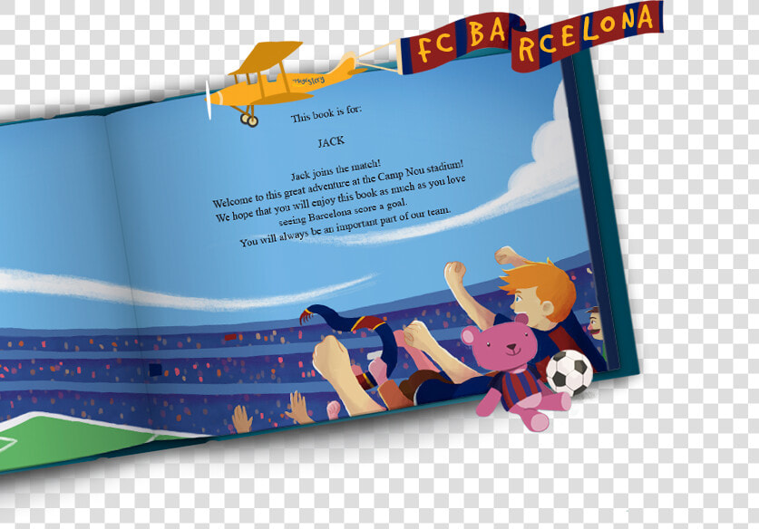 Personalized Book Fc Barcelona Camp Nou   Cartoon  HD Png DownloadTransparent PNG