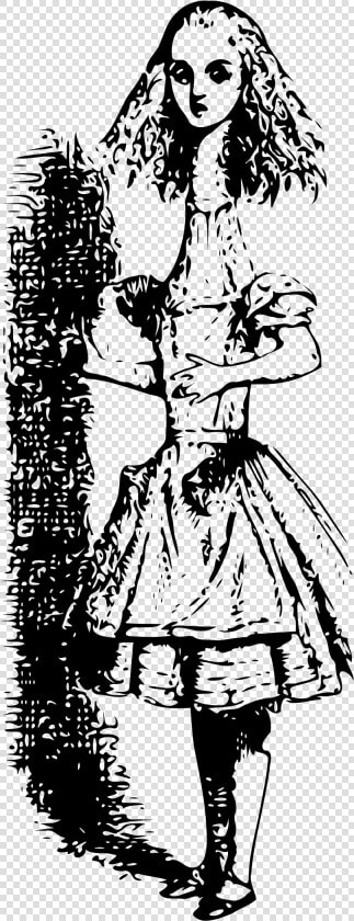 Alice In Wonderland   Alice In Wonderland Tenniel  HD Png DownloadTransparent PNG