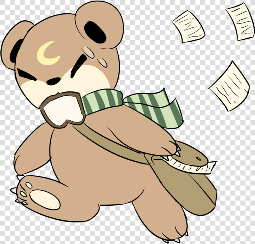 Teddy Is Going To Be Late For Bear School   Cartoon  HD Png DownloadTransparent PNG