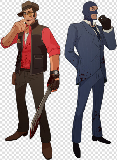 Tf2 Sniper And Spy  HD Png DownloadTransparent PNG