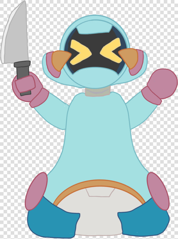 Master Has Given Roboppy A Knife   Cartoon  HD Png DownloadTransparent PNG