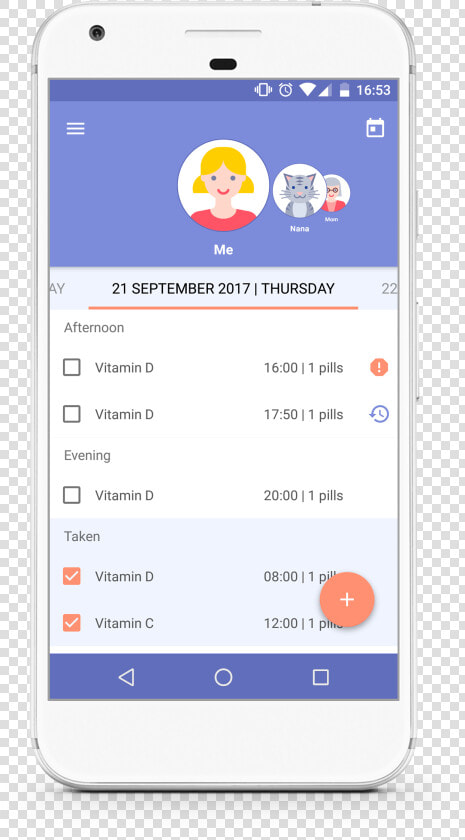 Handy Pills Reminder  amp  Medication Tracker   Medication Reminder And Pill Tracker  HD Png DownloadTransparent PNG