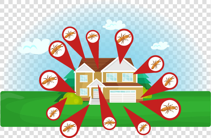 Terite Infestation Areas   Illustration  HD Png DownloadTransparent PNG