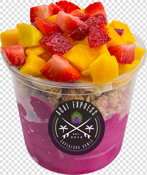 Pink Dragon Bowl   Acai Express Tropical Pitaya Bowl  HD Png DownloadTransparent PNG