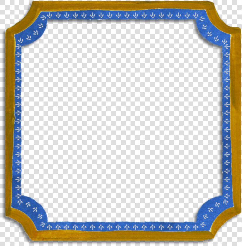 Transparent Retro Shapes Png   Bingkai Biru  Png DownloadTransparent PNG