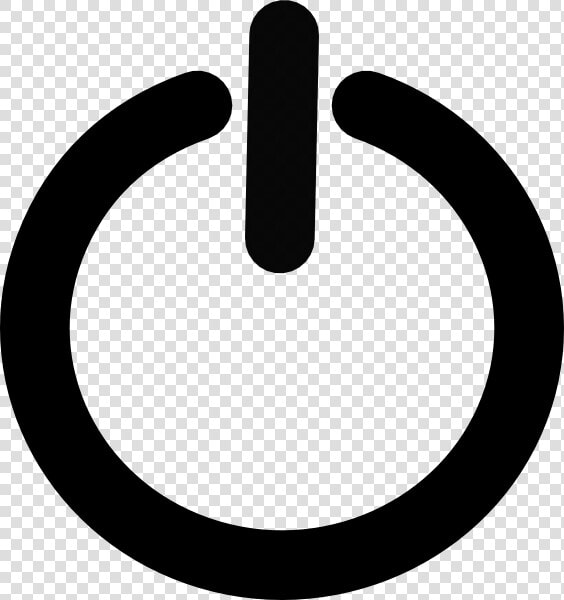 Black Power Button Svg Clip Arts  HD Png DownloadTransparent PNG