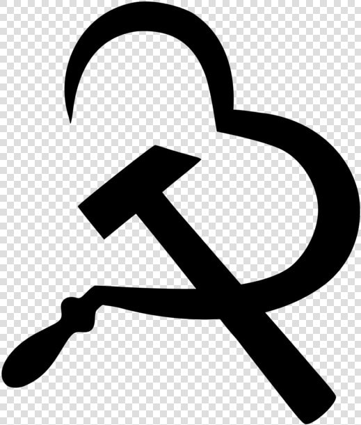 Hammer And Sickle Png   Anarchist Hammer And Sickle  Transparent PngTransparent PNG