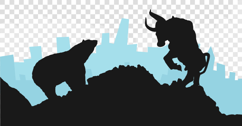 Transparent Bull Silhouette Png   Bear To Bull Market  Png DownloadTransparent PNG